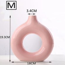 Load image into Gallery viewer, Nordic Style Flower Vase Women Body Half Face Flower Pot Vase Ceramic Art Crafts Bedroom Living Room Desktop Decoration
