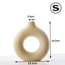 Load image into Gallery viewer, Nordic Style Flower Vase Women Body Half Face Flower Pot Vase Ceramic Art Crafts Bedroom Living Room Desktop Decoration
