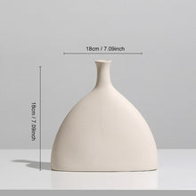 Load image into Gallery viewer, Nordic Style Flower Vase Women Body Half Face Flower Pot Vase Ceramic Art Crafts Bedroom Living Room Desktop Decoration
