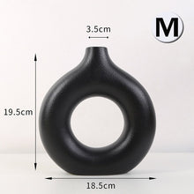 Load image into Gallery viewer, Nordic Style Flower Vase Women Body Half Face Flower Pot Vase Ceramic Art Crafts Bedroom Living Room Desktop Decoration
