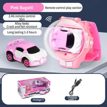 Load image into Gallery viewer, Novelty Mini Watch Control Car Cute RC Car Kids Game Interactive Toys For Boys Girl Birthday Christmas Watch Gift RC Tank Toy
