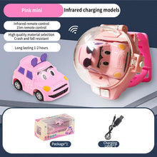 Load image into Gallery viewer, Novelty Mini Watch Control Car Cute RC Car Kids Game Interactive Toys For Boys Girl Birthday Christmas Watch Gift RC Tank Toy
