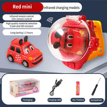 Load image into Gallery viewer, Novelty Mini Watch Control Car Cute RC Car Kids Game Interactive Toys For Boys Girl Birthday Christmas Watch Gift RC Tank Toy
