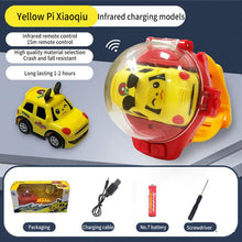 Load image into Gallery viewer, Novelty Mini Watch Control Car Cute RC Car Kids Game Interactive Toys For Boys Girl Birthday Christmas Watch Gift RC Tank Toy
