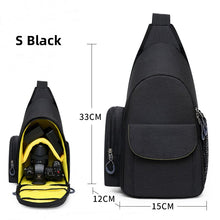 Load image into Gallery viewer, Nylon Shoulder Camera Bag Handbag Crossbody Chest Bag for Sony Nikon Canon DSLR Digital Cameras Lens Accessories
