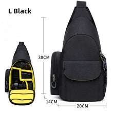 Load image into Gallery viewer, Nylon Shoulder Camera Bag Handbag Crossbody Chest Bag for Sony Nikon Canon DSLR Digital Cameras Lens Accessories
