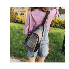 Load image into Gallery viewer, Nylon Shoulder Camera Bag Handbag Crossbody Chest Bag for Sony Nikon Canon DSLR Digital Cameras Lens Accessories
