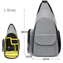 Load image into Gallery viewer, Nylon Shoulder Camera Bag Handbag Crossbody Chest Bag for Sony Nikon Canon DSLR Digital Cameras Lens Accessories

