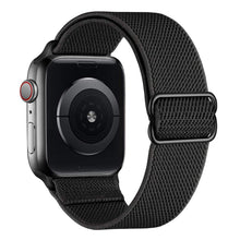Load image into Gallery viewer, Nylon strap for apple watch band 44 mm 40mm 41mm 45mm Adjustable Elastic solo loop belt bracelet apple watch series 7 6 se 5 4 3
