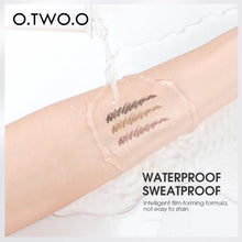 Load image into Gallery viewer, Eyebrow Tattoo Pen 3 Fork Tip Waterproof Eyebrow Pencil Cosmetics Long Lasting Makeup Natural Dark Brown Liquid Brow Pen
