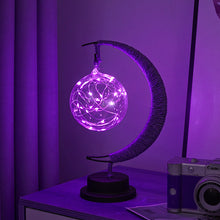 Load image into Gallery viewer, LED Decorative Light XINGX Moon-Light Lamp Apple Christmas Lights Birthday Gift Handmade Hemp Rope USB Wrought Iron Small Night Lamp
