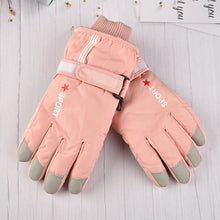 Load image into Gallery viewer, Gloves Children's Outdoor Cycling Waterproof Medium and Large Children's Waterproof Non-Slip Velvet Thickening Warm Supermarket
