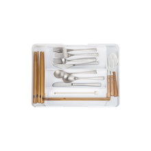 Load image into Gallery viewer, Drawer Storage Box Retractable Kitchen Partition Cutlery Box Household Cosmetics Stationery Organizing Box
