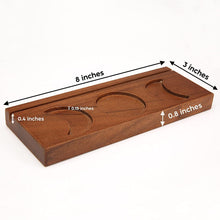 Load image into Gallery viewer, Crystal Three-Phase Moon Card Album Bracket Wooden Candlestick Ornaments
