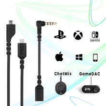 Load image into Gallery viewer, Applicable to Arctis SteelSeries ICE 3/5/7 Headset Cable Headset Cable Sound Card Wire Computer Adapter Cable
