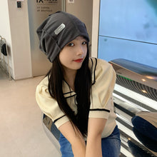 Load image into Gallery viewer, Korean Style Face-Showing Small Hat Women's Color All-Match Internet Celebrity Pile Heap Cap Men's Fashion Street Toque Knitted Hat
