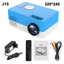 Load image into Gallery viewer, J15 Mini Projector Home HD Children Entertainment Portable Video Projector
