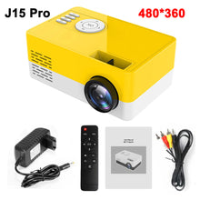 Load image into Gallery viewer, J15 Mini Projector Home HD Children Entertainment Portable Video Projector
