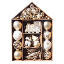 Load image into Gallery viewer, 70 House Painted Christmas Electroplating Gift Bag Christmas Tree Ornaments Decorations
