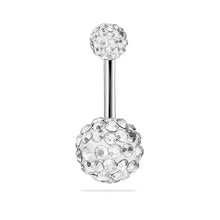 Load image into Gallery viewer, Inlaid Zircon Belly Ring Navel Stud Sets Piercing Jewelry

