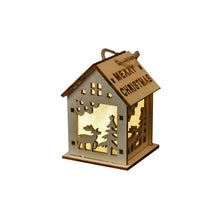 Load image into Gallery viewer, Christmas Decorations Glowing Cabin Snow House Christmas Tree Decorative Ornaments DIY Gift Window Decoration
