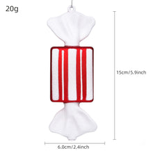 Load image into Gallery viewer, PVC Painted Sequins Candy Pendant 16cm Christmas Tree Decoration Party Gathering Arrange Hangings
