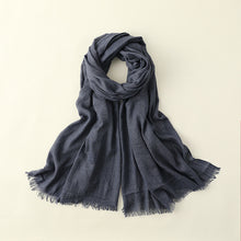 Load image into Gallery viewer, Cotton and Linen Scarf Women's Artistic Sunscreen Scarf Small Scarf Beach Long Scarf Wholesale Japanese Scarf
