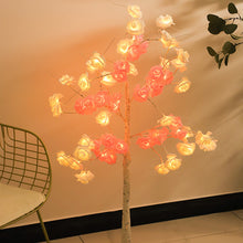 Load image into Gallery viewer, Light-Emitting Small Tree Lamp LED Artificial Rose Tree Lamp New Year Color Lamp Home Decoration
