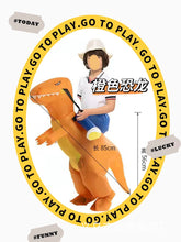 Load image into Gallery viewer, Children's Inflatable Clothing Dinosaur Festival Performance Competition Little Dinosaur Inflatable Clothing Pack Toddler Riding
