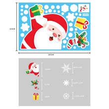 Load image into Gallery viewer, Christmas Decorations Glass Electrostatic Sticker Christmas Party Decoration Snowflake Window Stickers Christmas Hanging Ball Bell Stickers
