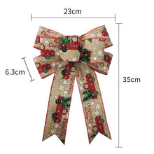 Load image into Gallery viewer, Christmas Ribbon Bow Christmas Decorative Bowknot DIY Bow Ribbon

