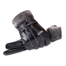 Load image into Gallery viewer, Gloves Warm with Velvet Women's Touch Screen Men's Motorcycle Winter Gloves Thick Windproof Korean Style
