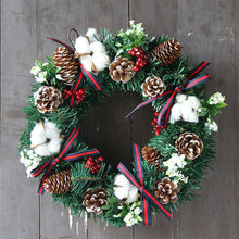 Load image into Gallery viewer, Christmas Decorations 30cm Artificial Wreath Door Hanging Showcase Tool Background
