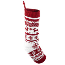 Load image into Gallery viewer, 2023 Christmas Decorations Christmas Socks Gift Bag Knitted Socks Large Christmas Socks Gift Bag Pendant
