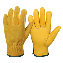 Load image into Gallery viewer, Gloves  Full Leather Garden Work Gloves Full Protective Supplies
