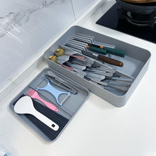 Load image into Gallery viewer, Drawer Assorted Storage Box Kitchen Tableware Knife and Fork Storage Box Multi-Function Tool Sundries Chopsticks Finishing Box
