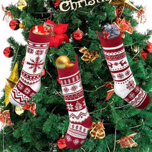 Load image into Gallery viewer, 2023 Christmas Decorations Christmas Socks Gift Bag Knitted Socks Large Christmas Socks Gift Bag Pendant
