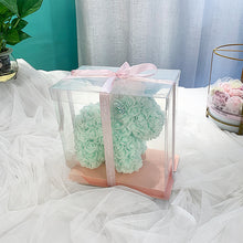 Load image into Gallery viewer, Valentine's Day Christmas Gift Mini Preserved Fresh Flower Unicorn Small Rose Bear Girls' Gifts Rose Bear
