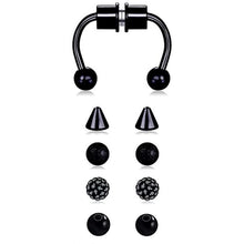 Load image into Gallery viewer, Stainless Steel Magnet Fake Nose Ring Style Supply Magnetic Nasal Splint

