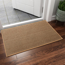 Load image into Gallery viewer, Hallway Mat Linen Woven Floor Mat Rubber Carpet Living Room Cushions Dust-Proof Mat
