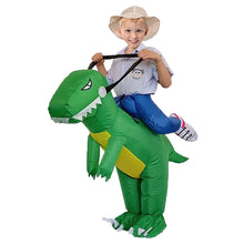 Load image into Gallery viewer, Children's Inflatable Clothing Dinosaur Festival Performance Competition Little Dinosaur Inflatable Clothing Pack Toddler Riding
