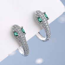 Load image into Gallery viewer, Personalized Diamond Snake-Shaped Ear Ring Ear Clip Ear Studs Girls Earrings
