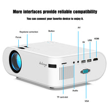 Load image into Gallery viewer, 720P Portable Smart Projector P62 Support Home Office HD Projector 1080P
