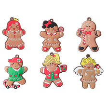 Load image into Gallery viewer, Christmas Gingerbread Man PVC Christmas New Decoration Christmas Tree Gingerbread Man Snowflake Pendant Christmas Product

