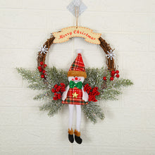 Load image into Gallery viewer, Christmas Decorations Wreath Wreath Window Layout Door Hanging Tengxian Venue Layout Christmas Wreath
