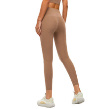 Load image into Gallery viewer, Sports Tights Nude Feel Running Outerwear Fitness Pants Lulu Yoga Pants Women's High Waist Hip Lift Peach Pants
