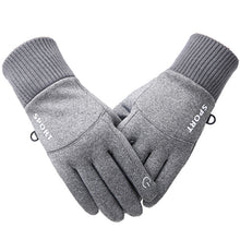 Load image into Gallery viewer, Cycling Fleece-Lined Thermal Touch Screen Windproof Waterproof Cold-Proof Non-Slip Outdoor Cycling Gloves
