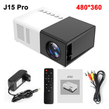 Load image into Gallery viewer, New J9pro Portable Smart Projector Supports Home Office HD Yg300 Mini Projector
