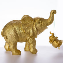 Load image into Gallery viewer, Elephant Mother and Child Ornaments Desktop Living Room Room Furnishings Decorative Resin Crafts
