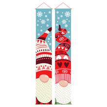 Load image into Gallery viewer, Christmas Couplet Christmas Party Decorations Background Fabric Wall Painting Door Hanging
